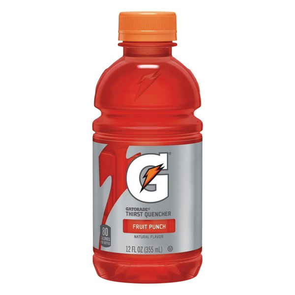 Gatorade Flavored Sports Drink, Fruit Punch, 24 PK 12196